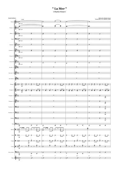 La Mer  (arr. Transcrição de Daniel F. Paulo)