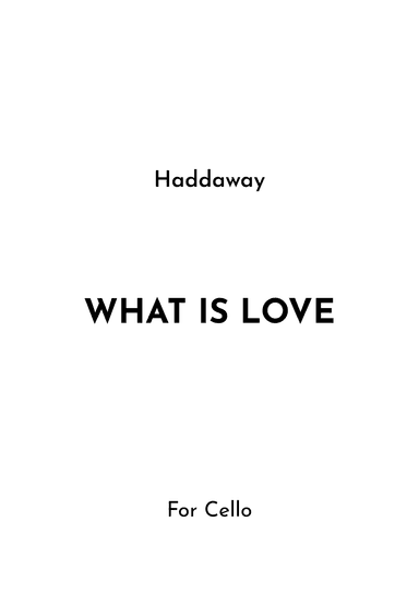 What Is Love (arr. Jireh J.)