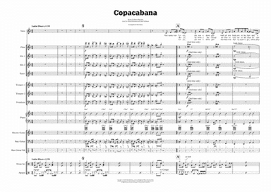 Copacabana (At The Copa) (arr. Nik Coley)