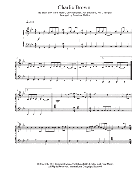 Charlie Brown (arr. Salvatore Mallimo)