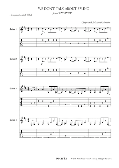 We Don't Talk About Bruno (arr. Vihula Mihajlo)