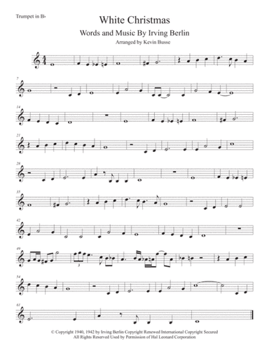 White Christmas (arr. Kevin Busse)