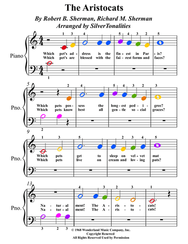 The Aristocats (arr. SilverTonalities)