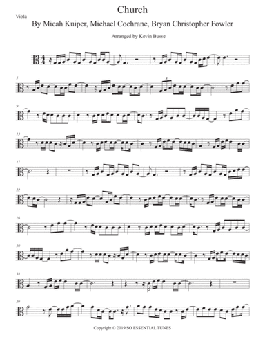 Church (take Me Back) (arr. Kevin Busse)