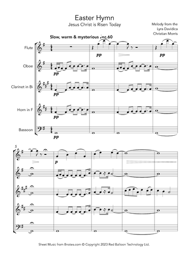 Easter Hymn (Jesus Christ is Risen Today) (arr. Christian Morris)