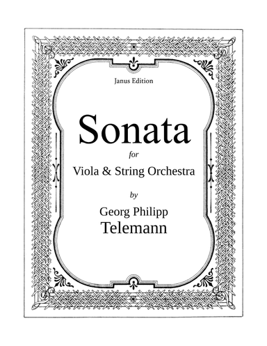 Sonata for Viola and String Orchestra (arr. Andrew McInnes)