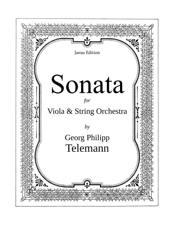Sonata for Viola and String Orchestra (arr. Andrew McInnes)