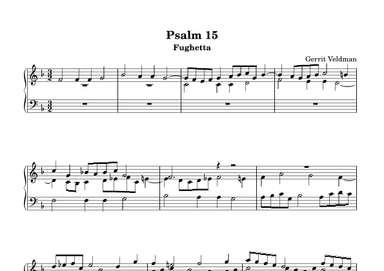 Psalm 15 (fughetta)