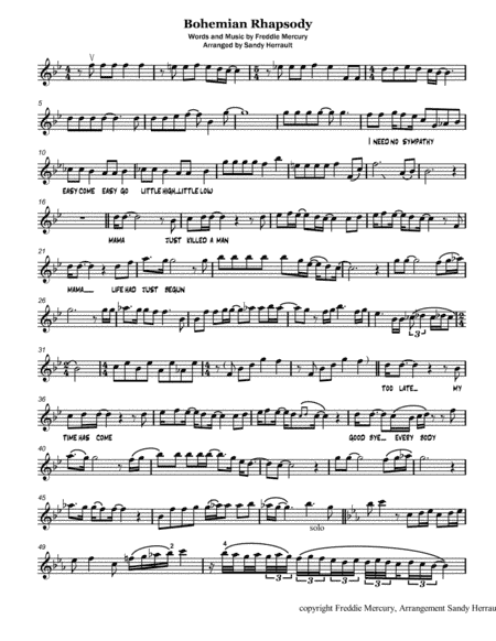 Bohemian Rhapsody (arr. Sandy Herrault)