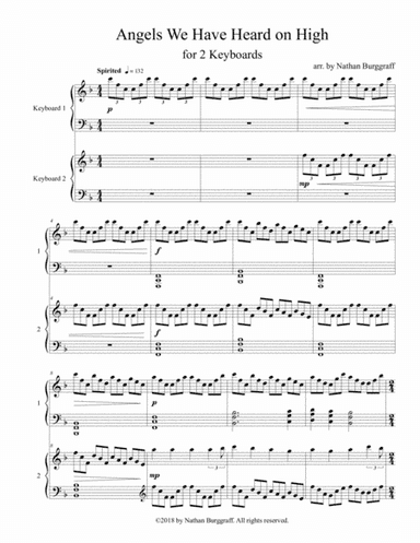 Angels We Have Heard on High (arr. Nathan Burggraff)