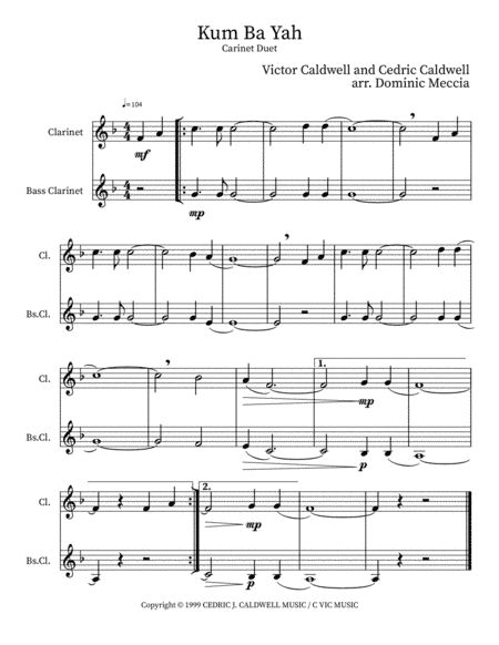 Kum Ba Yah (arr. Dominic Meccia)