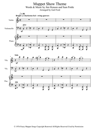 The Muppet Show Theme (arr. Gail Ford)