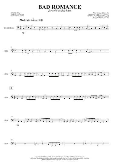 Bad Romance (arr. Art.o Artaud)