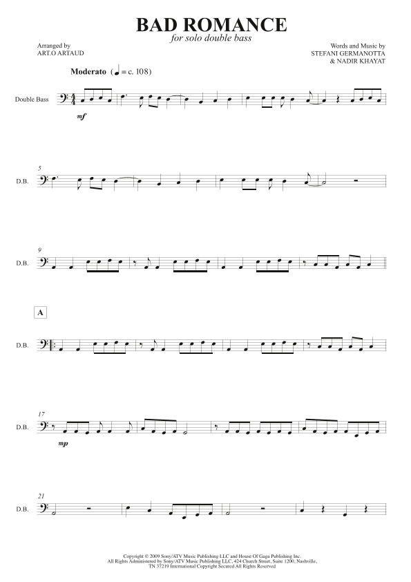 Bad Romance (arr. Art.o Artaud)