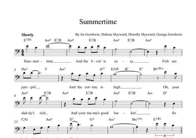 Summertime (arr. Alex Nunes Rodrigues)