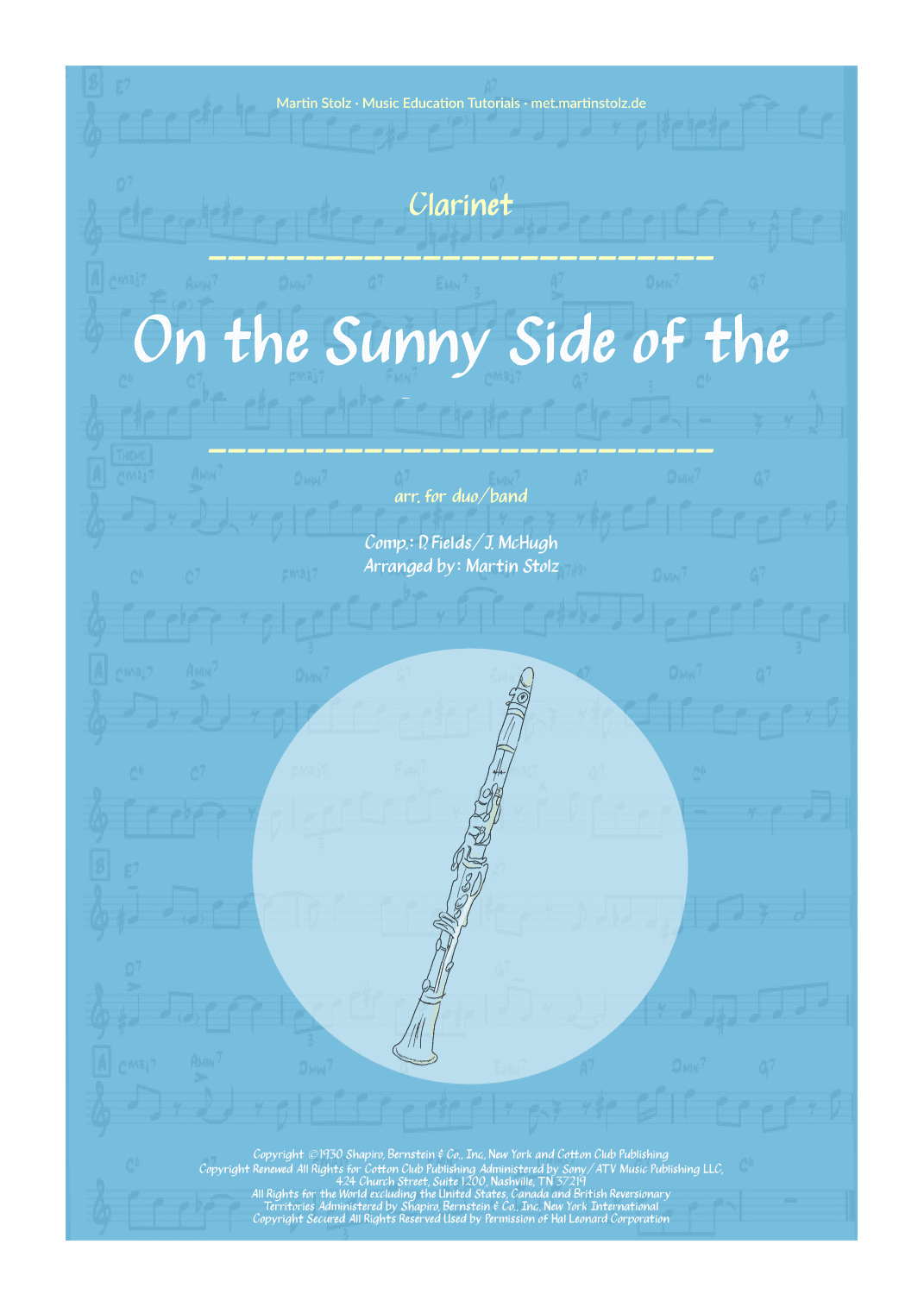 On The Sunny Side Of The Street (arr. Martin Stolz)
