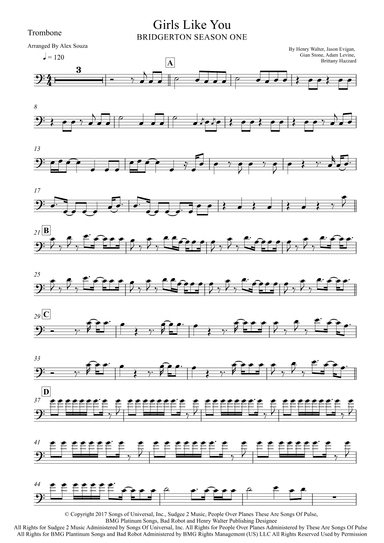 Girls Like You (arr. Alex Souza)