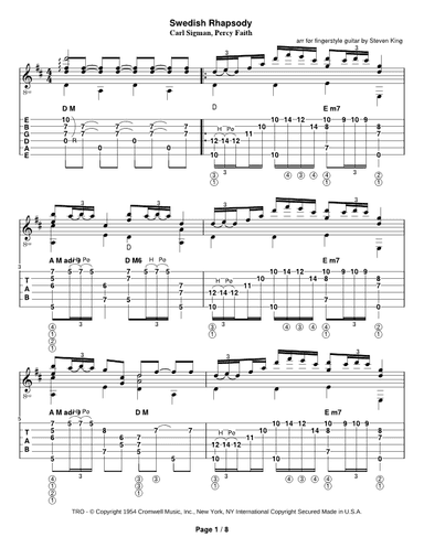 Swedish Rhapsody (arr. Steven Michael King)