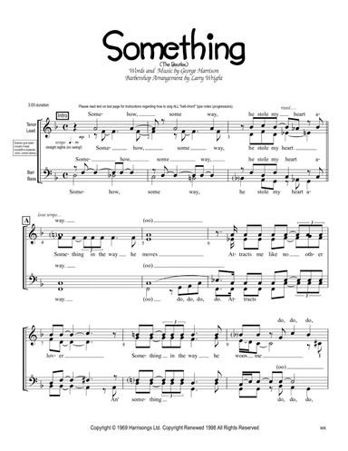 Something (arr. Larry Wright)