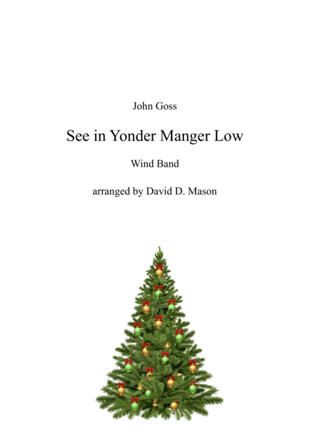 See in Yonder Manger Low (arr. David D. Mason)