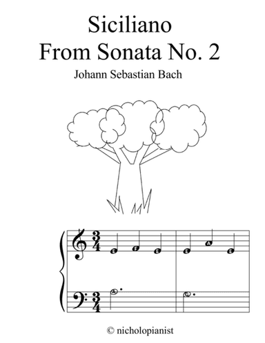 Siciliano from Sonata no. 2 (arr. Nicholo Dela Pena)
