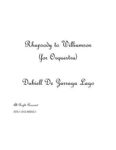 Rapsodia A Williamson
