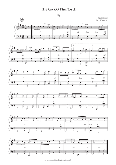 The Cock O' The North (arr. Julia Gordon)