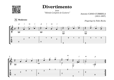 Divertimento (arr. Tuhu Guitar Editions)