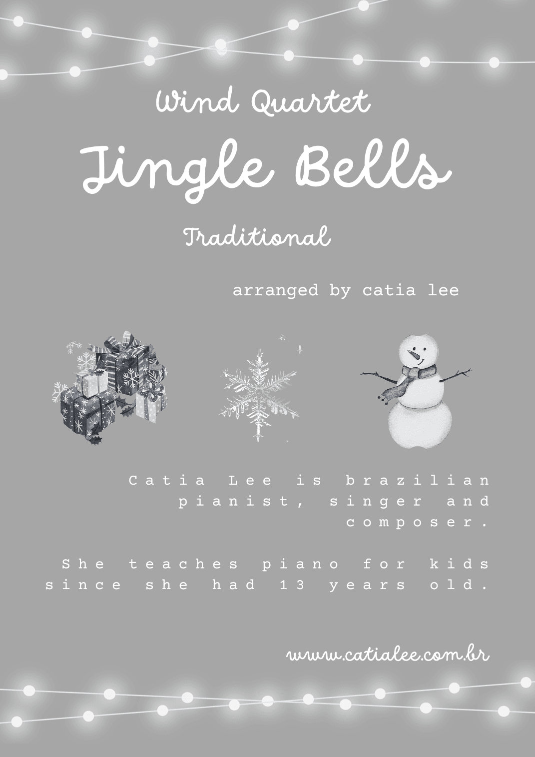 Jingle Bells for Wind Quartet (arr. Catia Lee)