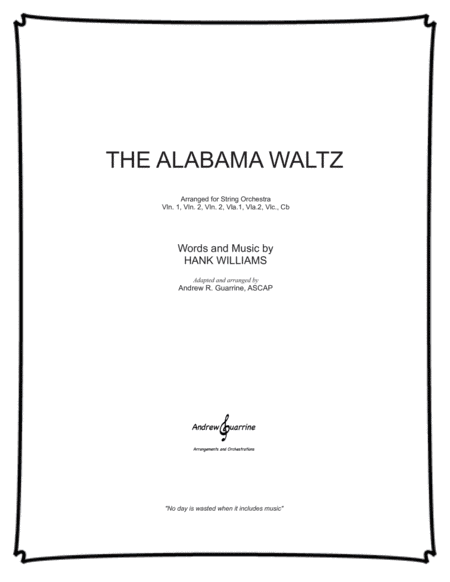 The Alabama Waltz (arr. Andrew R. Guarrine)
