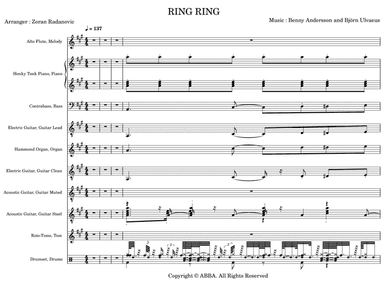Ring, Ring (arr. Zoran Radanovic)