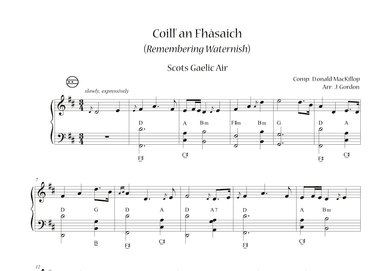 Coill' an Fhasaich (Remembering Waternish) (arr. Julia Gordon)