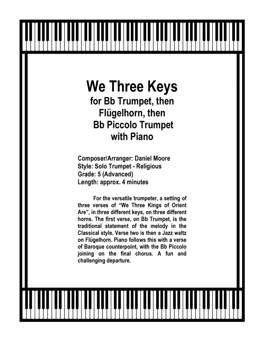 We Three Keys for Various Trumpets and Piano (arr. Daniel Moore)