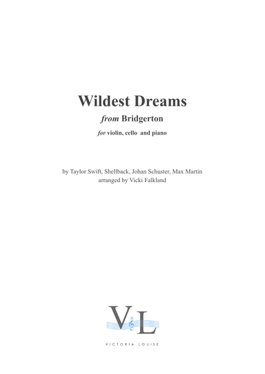 Wildest Dreams (arr. Vicki Falkland)