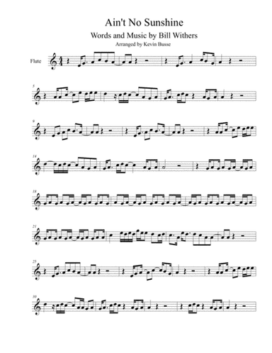 Ain't No Sunshine (arr. Kevin Busse)