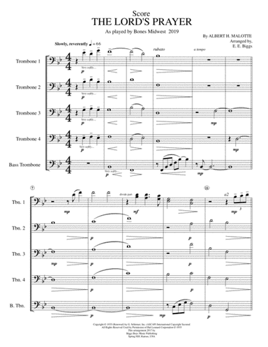 The Lord's Prayer (arr. E. E. Biggs)
