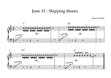 June 15 - Skipping Stones