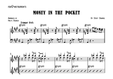 Money In The Pocket (arr. Malte Rogacki)