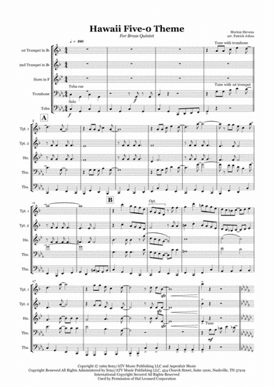 Hawaii Five-O Theme (arr. Patrick Johns)