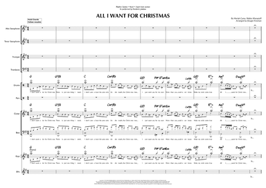All I Want For Christmas Is You (arr. Dougie Freeman)