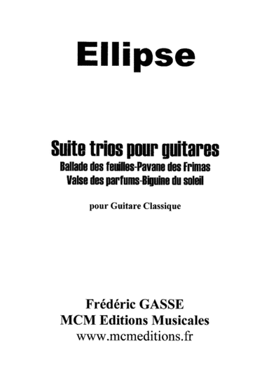 Ellipse suite trios pour guitares