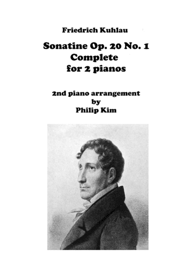F. Kuhlau Sonatine Op. 20 No. 1 Complete Movements for 2 Pianos