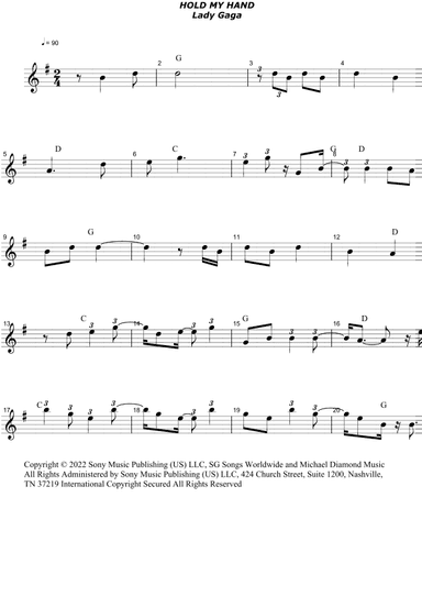 Hold My Hand (arr. Heraldo Santos)