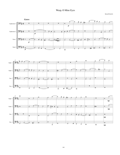 Weep, O Mine Eyes (arr. Kenneth D. Friedrich)