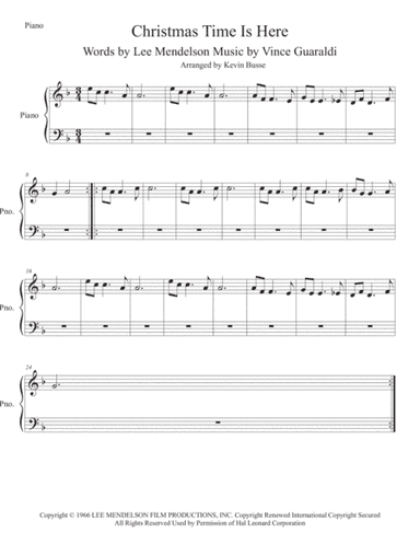 Christmas Time Is Here (arr. Kevin Busse)