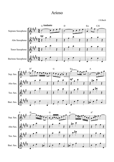 Arioso (arr. Alex Nunes Rodrigues)