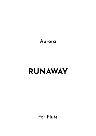 Runaway (arr. Jireh J.)