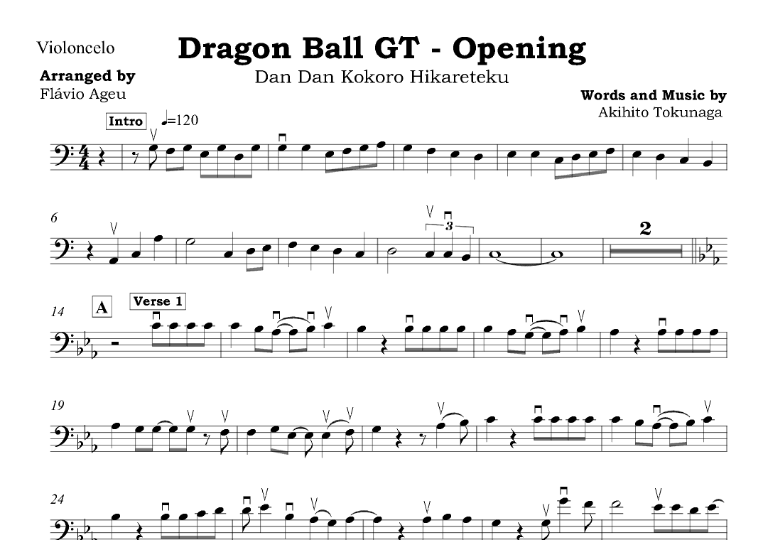 Dragon Ball Gt (arr. Flávio Ageu)