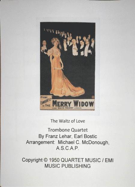 Merry Widow Waltz (arr. Dr. Michael C. McDonough A.S.C.A.P.)