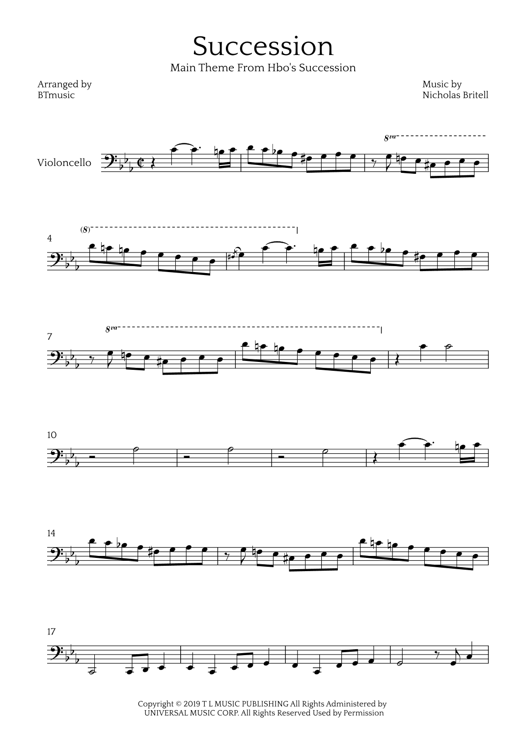 Succession Theme (arr. BTmusic)
